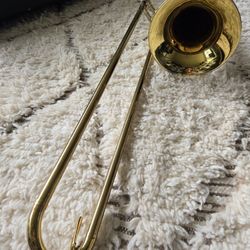 Trombone with F-attachment, clean and maintained