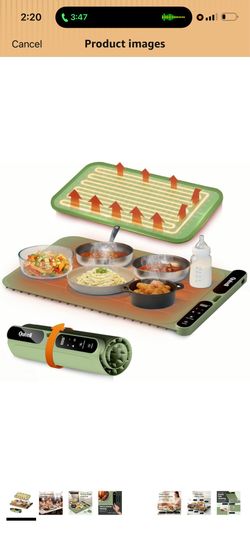 Electric Food Warming Mat for Buffet - 24"x15