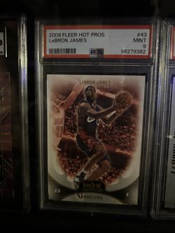 LeBron James Fleer Hot Pros 