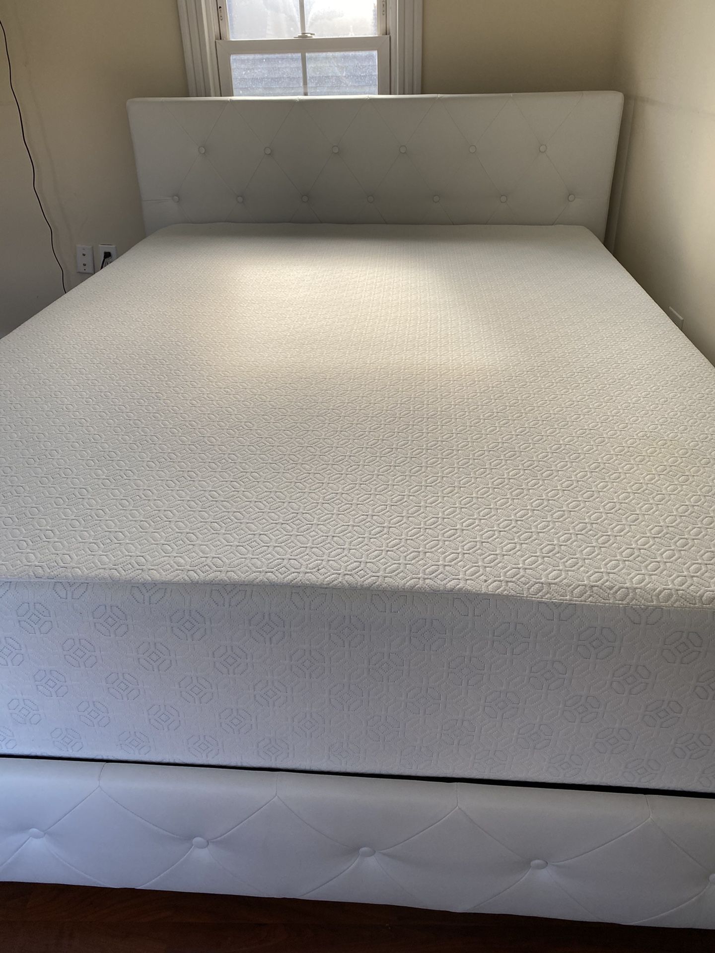 BED FRAME and mattress