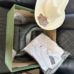 Sombrero Camisa Y Botas