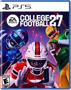 COLLEGE FOOTBALL 27 PS5 physical copy