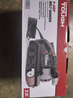 Belt sander 6-amp