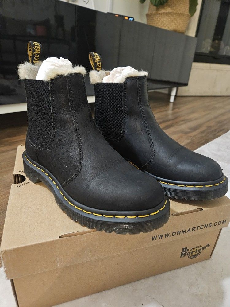 Dr Martens Faux Fur Lined Boots