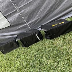 Three lawnmower bags two are brand new $20 each grass catcher bag