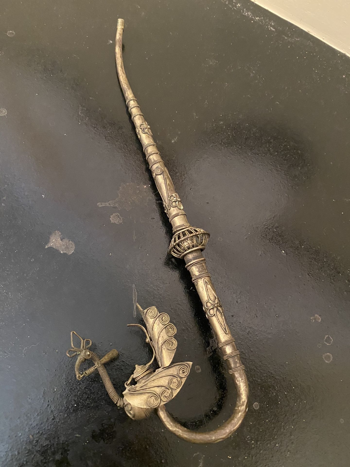 Antique opium pipe