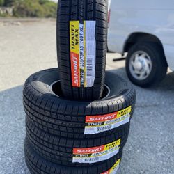 BRAND NEW 235/75/15 SAFFRIO TIRES $280 FREE DELIVERY