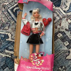 25 Anniversary Walt Disney Barbie 