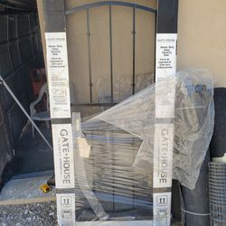 Security screen door black.