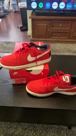 Nike Dunk Low Red White Sneakers