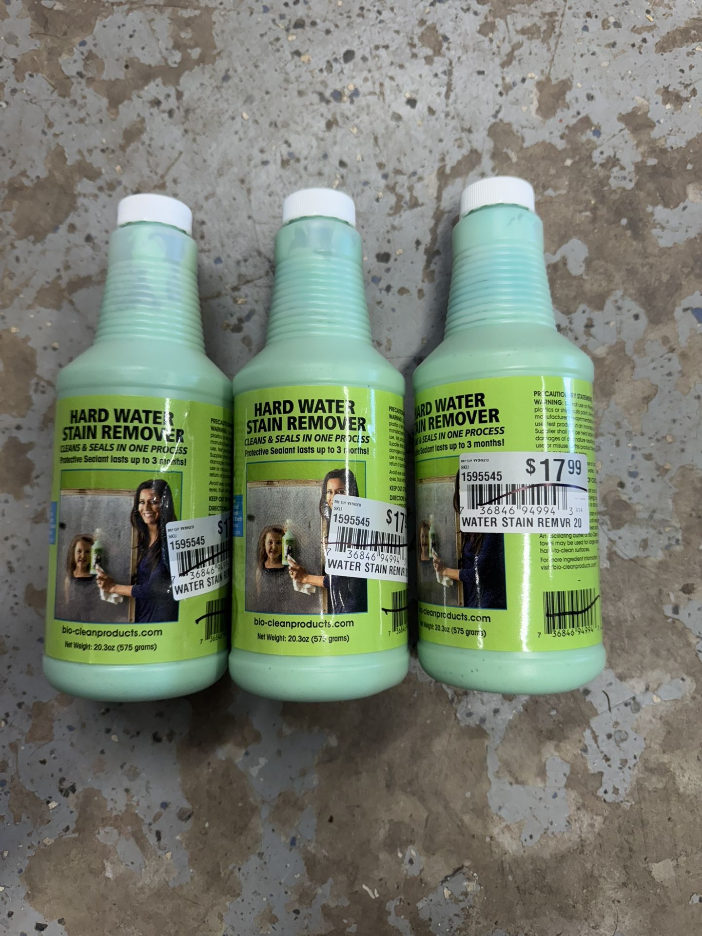 New Unopened Bio-Clean Hard Water Stain Remover. $10 Takes All 3. Must Pickup
