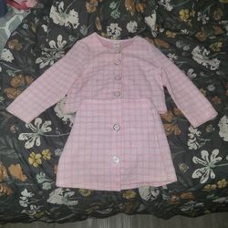 Plaid Pink Kids 2 Set