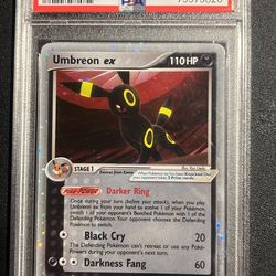 Pokémon Umbreon Unseen Forces Holo PSA 6