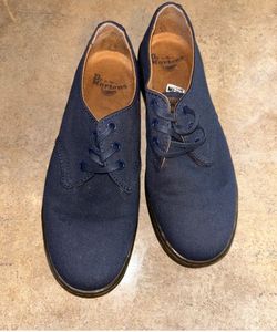 Dr martens navy blue size 8 men used