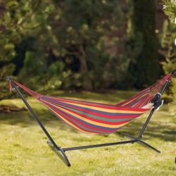 Hammock with stainless steel stand