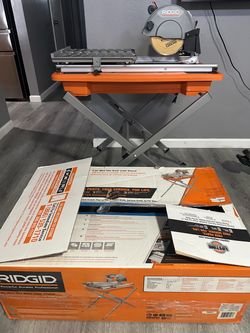 Ridgid tile saw