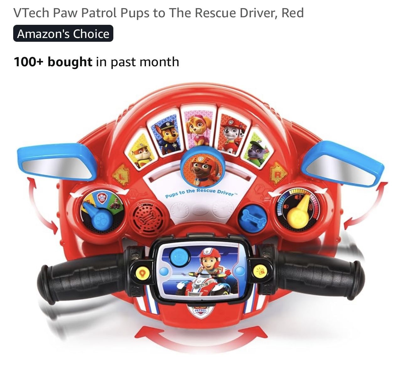 VTech Paw Patrol Pups to The Rescue Driver