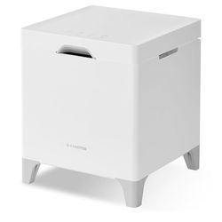 Carepod Cube Plus X50V Stainless Steel Self-Sanitizing Hybrid Cold/Warm Mist Humidifier, Easy Clean for Larger Room 4.2 liters, Only 3 Washable Parts,