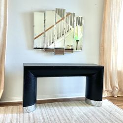 Postmodern Console Table Black 