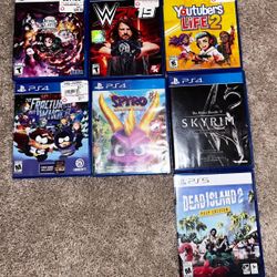 PS4 And Ps5 Games