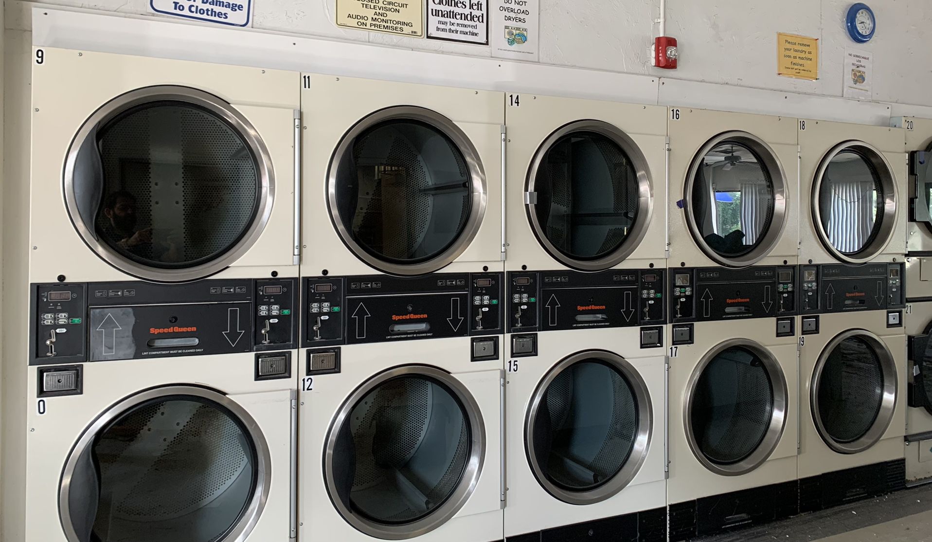 22 Commercial Laundromet Dryers