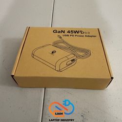 Flash Sale! Power adapter GaN 45W USB C fast charging