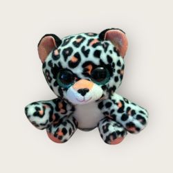 Otto the Leopard Plush – 6” Coco Surprise Neon Cone Series by ZURU, Glitter Eyes Plush