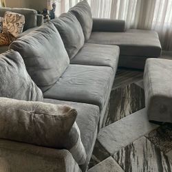 Sectional Set Of Sofa /Complete With Table  All Of It.