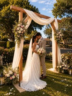 Wooden Wedding Ceremony Arch