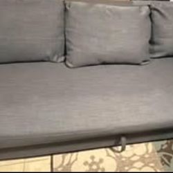 FRIHETEN Sleeper sofa, Skiftebo dark gray