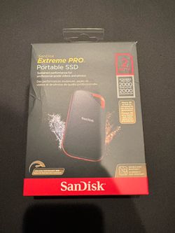 New SANDISK 2TB Extreme Portable SSD. Old Model Version. 2000Mbs! Shoot me offer!