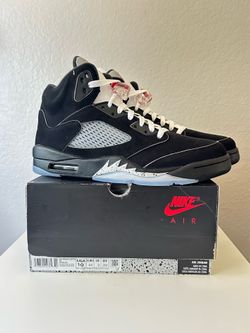 DS Nike Air Jordan 5s Black Metallic Reimagined