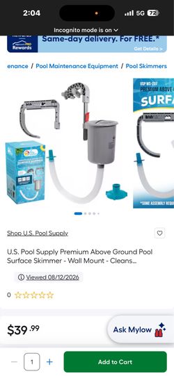 Pool skimmer