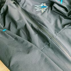 Adidas San Jose Shark Hockey Jacket Sz 2XL