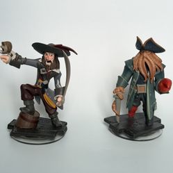 Disney Infinity 3.0 Pirates of the Caribbean Barbosa and Davy Jones. 2 Figures. 