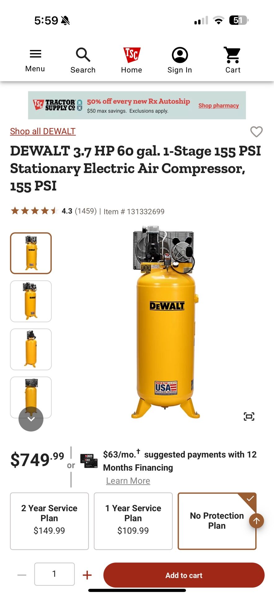 Brand New Air Compressor