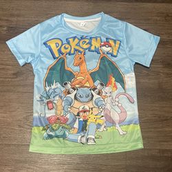 NEW Pokémon Youth Kids Breathable Mesh Shirt XS