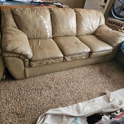 Leather HIDE~A~BED 4 piece Set Couch/Loveseat/Chair Ottoman