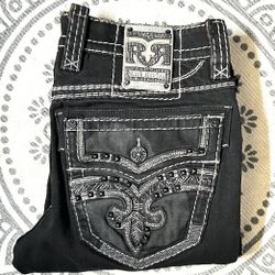 Rock Revival Jean Size 34W X 30 🕺🏽🔥- Read Description Below ⬇️ 