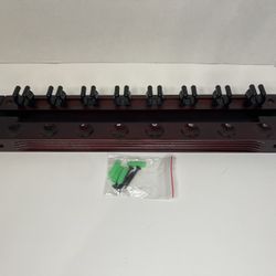 Wall Mount Pool Cue Rack