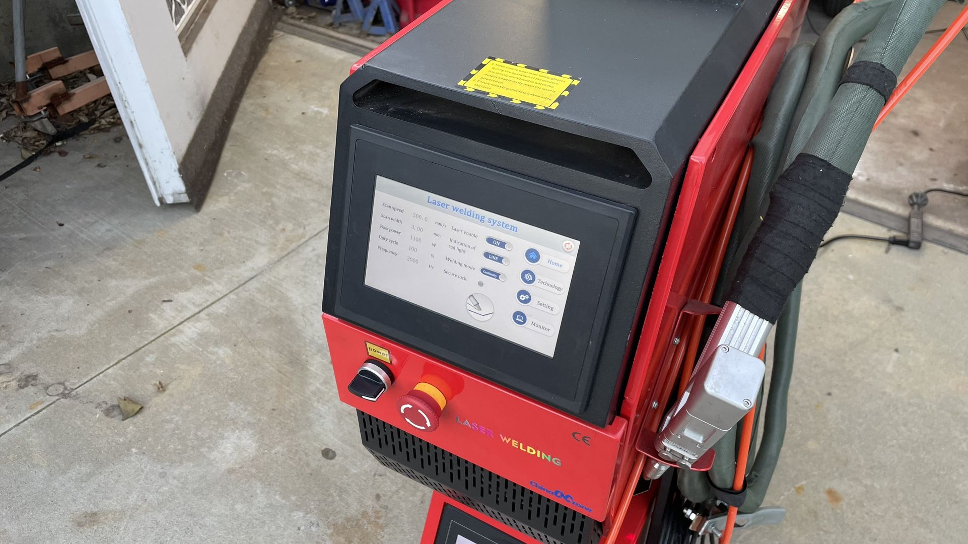 1200 Watt Air Cooled Laser Welder Cutter Cleaner