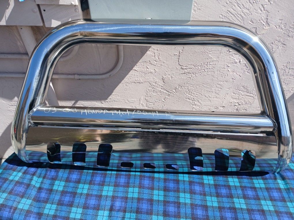 2003-2008 HONDA PILOT BRAND NEW BRUSH GUARD GRILL BUMPER