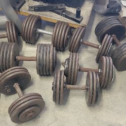 635 Lbs 9 Dumbbells 1 Of Each 55
55
60
65
70
80
90
100
115 $630 Firm