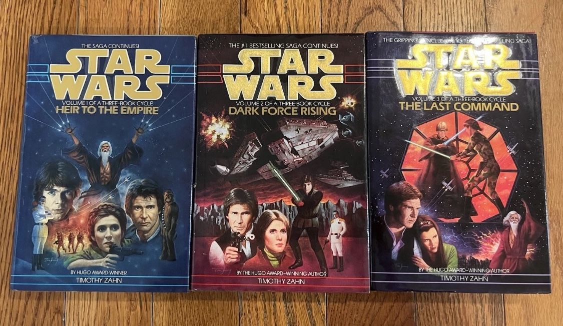 Star Wars Thrawn Trilogy Hardcover HC Complete Book Set Timothy Zahn 1st Edition