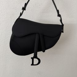 Christian Dior Saddlebag Black