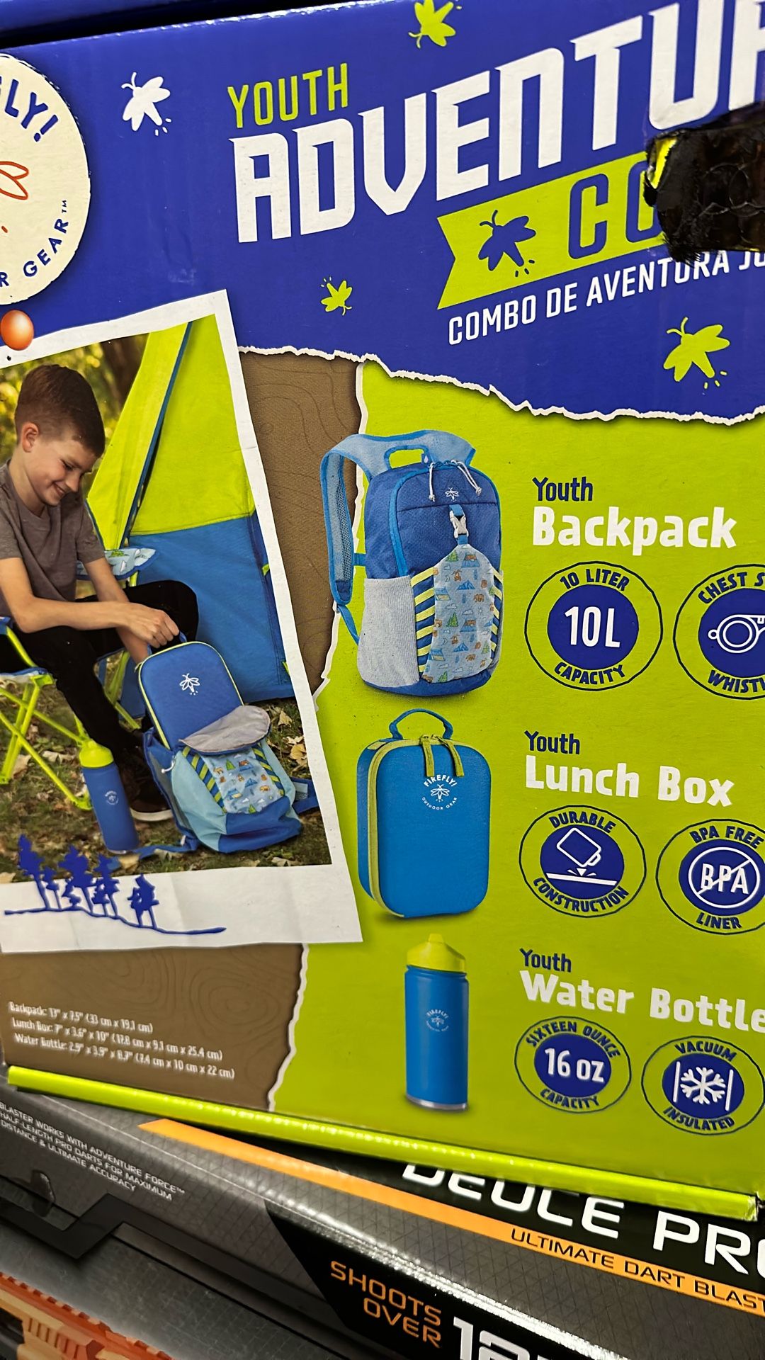 Youth Adventure Combo Blue Camping