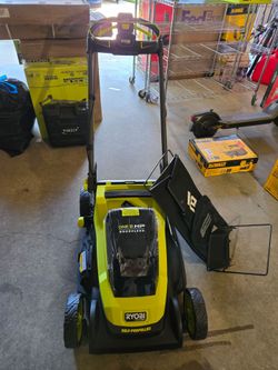Ryobi ONE+ HP 18V Brushless 20 in. Cordless Battery Walk Behind Self-Propelled Lawn Mower (Tool Only