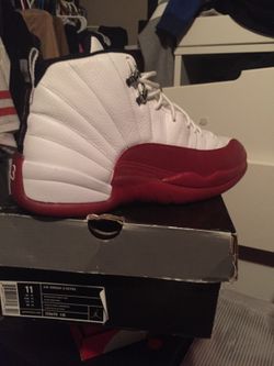 Jordan 12 White/Red size 11
