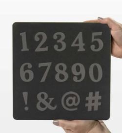 ACCUQUILT GO! Classic 2” Numbers Square Die Cutter NEW