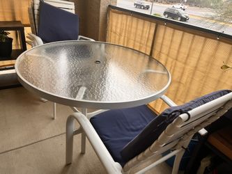 Patio Glass Table